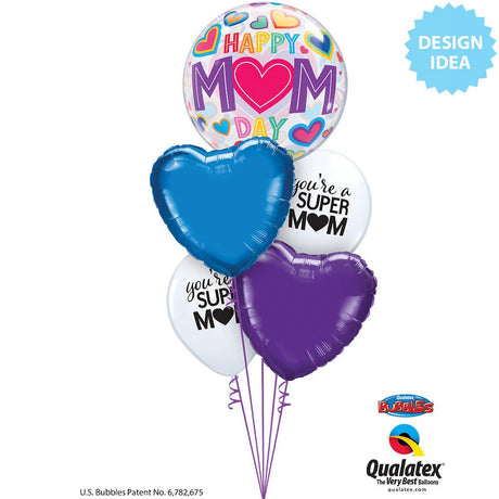 Bubble Balloon Mother's Day Big Hearts