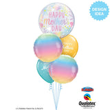Bubble Balloon Mother's Day Floral Pastel