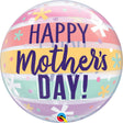 Bubble Balloon Mother's Day Pastel Stripes