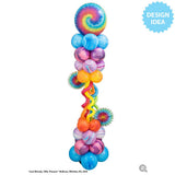 Bubble Balloon Tie Dye Swirls