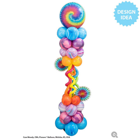 Bubble Balloon Tie Dye Swirls