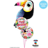 Bubble Balloon Tropical Birthday Party
