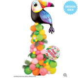 Bubble Balloon Tropical Birthday Party