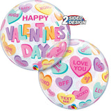 Bubble Balloon Valentine's Candy Hearts
