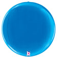 Foil Balloon Blue Globe 22 Inch