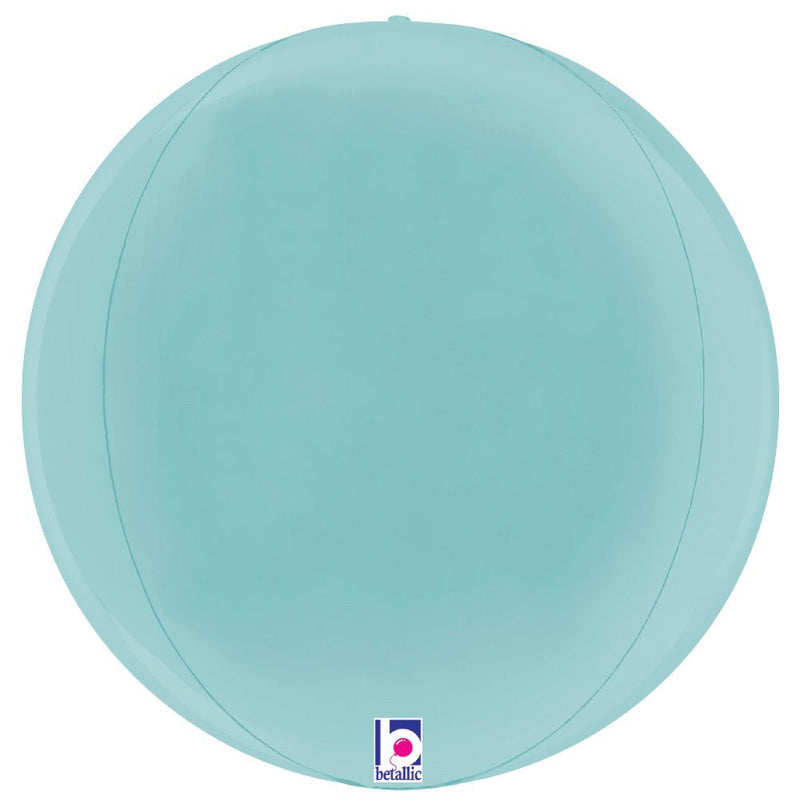 Foil Balloon 22 Inch Pastel Blue Globe