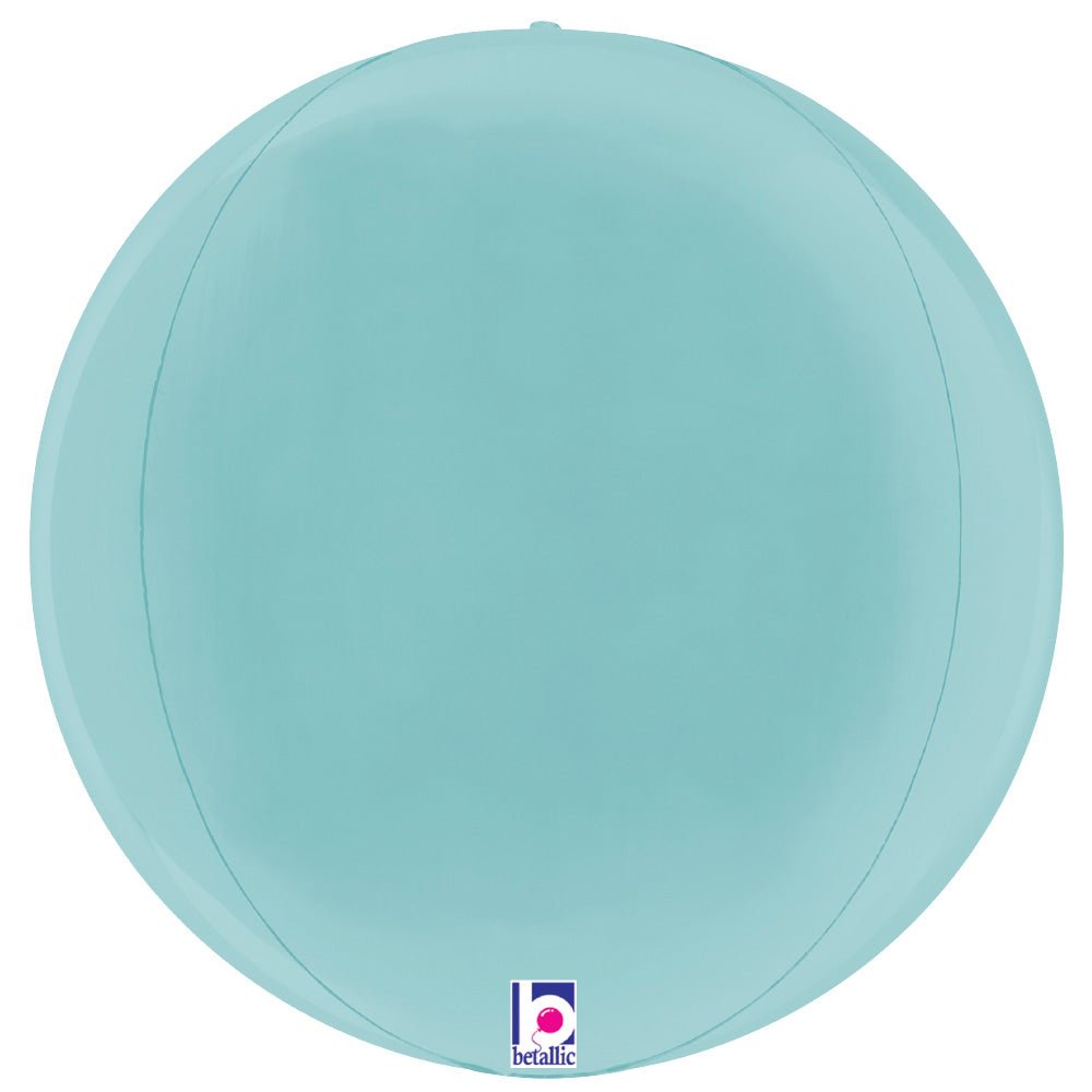 Foil Balloon 22 Inch Pastel Blue Globe