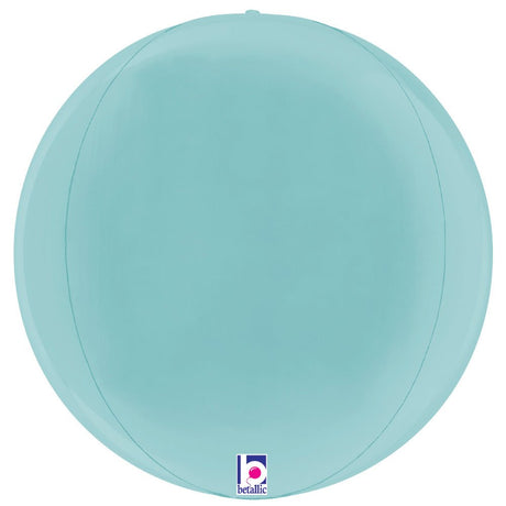 Foil Balloon 22 Inch Pastel Blue Globe