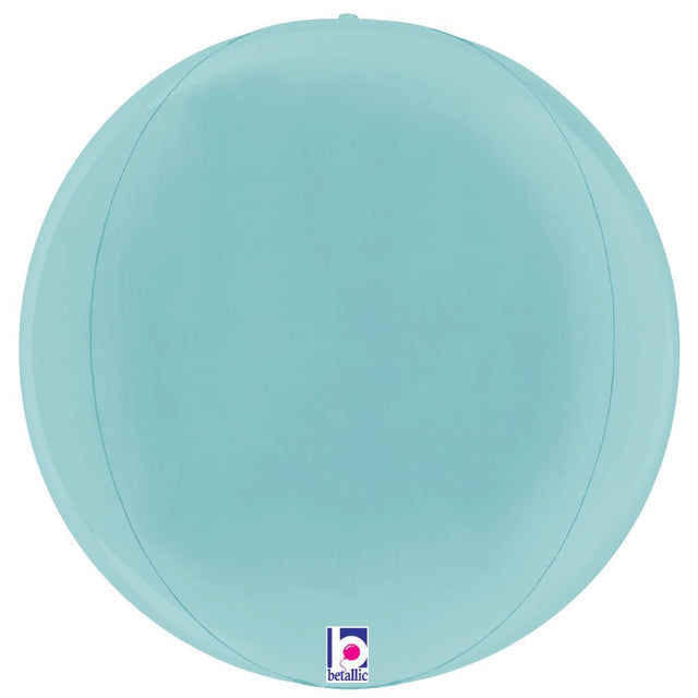 Foil Balloon 22 Inch Pastel Blue Globe