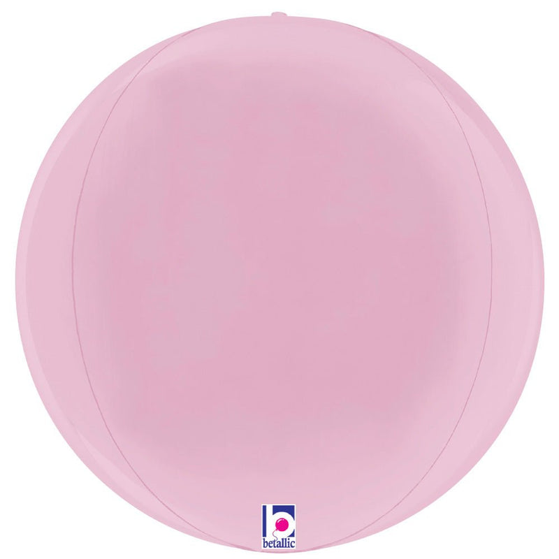 Foil Balloon 22 Inch Pastel Pink Globe