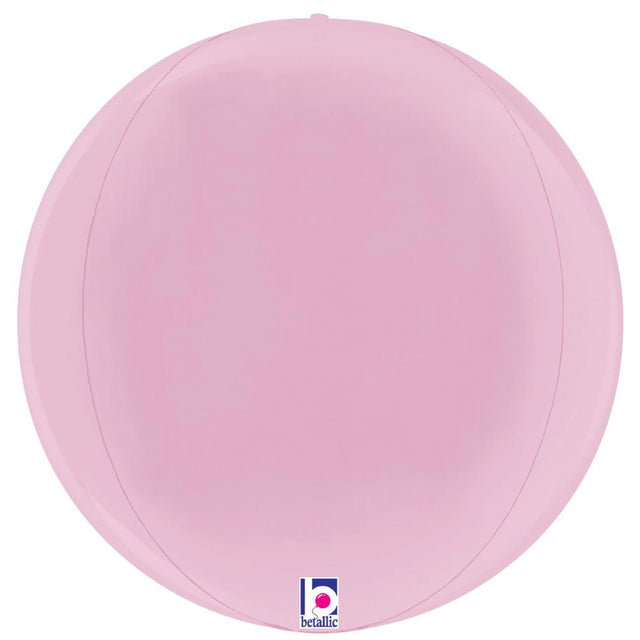 Foil Balloon 22 Inch Pastel Pink Globe