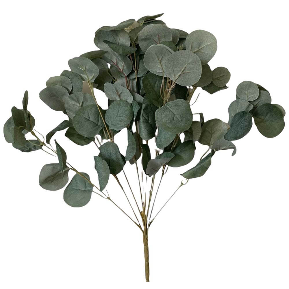 Silk Flowers Eucalyptus Bush