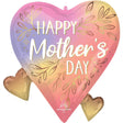 Mother's Day Foil Balloon Botanical Heart