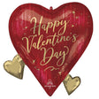 Heart Foil Balloon 22 Inch Happy Valentine's Day