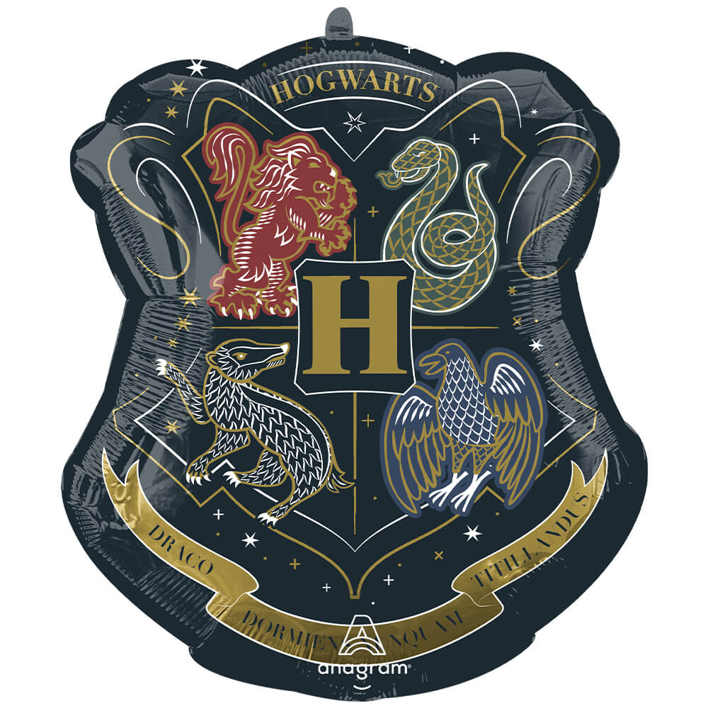 Harry Potter Hogwarts Crest Foil Balloon