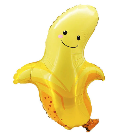 Banana Foil Balloon 22 Inch Smiling