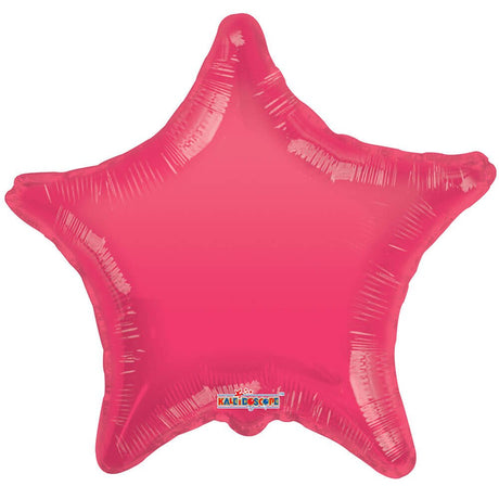 Star Balloon Flamingo Pink 22 Inch