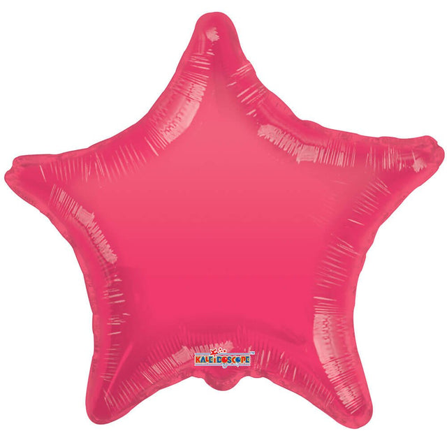 Star Balloon Flamingo Pink 22 Inch