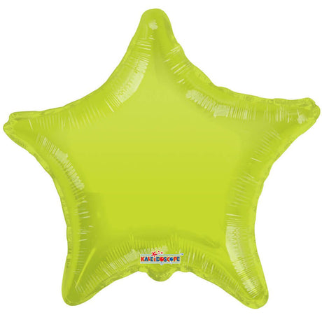 Foil Balloon 22 Inch Star Kiwi