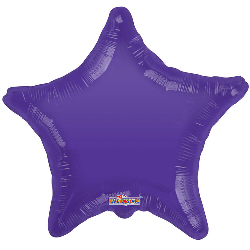 Star Purple Gellibean Plastic Balloon