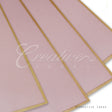 22.8" X 22.8" Gold Edge Floral Wrap-20 Pcs (Lavender)