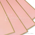 22.8" X 22.8" Gold Edge Floral Wrap-20 Pcs (Pink)