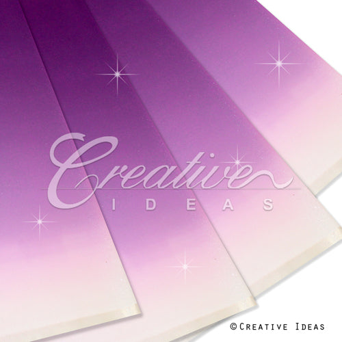 22.8" X 22.8" Gradiant Floral Wrap-15 Pcs (Lavender)