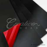 22.8" X 22.8" Reversible Floral Wrap-20 Pcs (Black/Red)