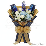 22.8" X 22.8" Reversible Floral Wrap-20 Pcs (Nvgd)