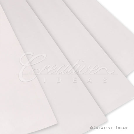 22.8" X 22.8" Solid Color Floral Wrap-20 Pcs (Antique White)