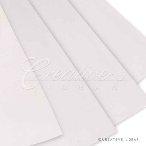 22.8" X 22.8" Solid Color Floral Wrap-20 Pcs (Antique White)