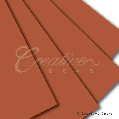 22.8" X 22.8" Solid Color Floral Wrap-20 Pcs (Copper)