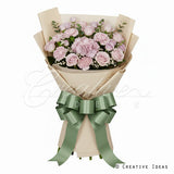 22.8" X 22.8" Solid Color Floral Wrap-20 Pcs (Khaki)
