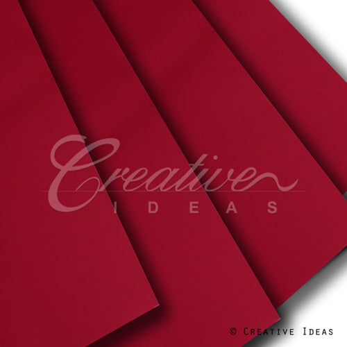 22.8" X 22.8" Solid Color Floral Wrap-20 Pcs (Red)
