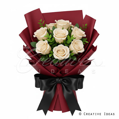 22.8" X 22.8" Solid Color Floral Wrap-20 Pcs (Red)