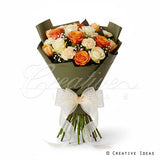 22.8" X 22.8" Solid Color Floral Wrap-20 Pcs (Sage)