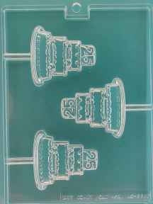 Celebration Cake Pop #25 Chocolate Mold - ECAO1162