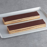 White Toque Opera Strip Cake 24 oz. - 6/Case
