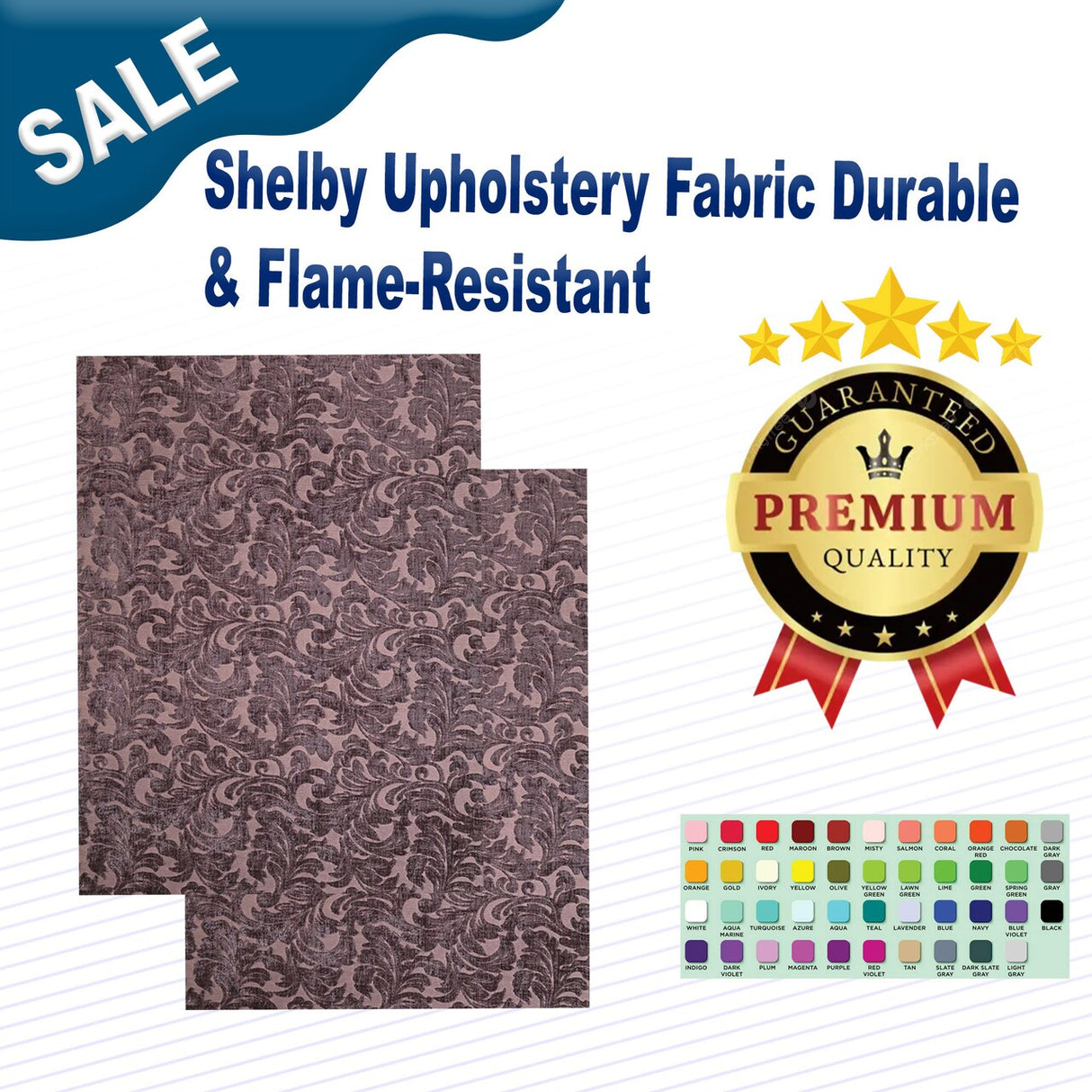 Shelby Upholstery Fabric Durable & Flame-Resistant