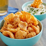 Goya 3 oz. Hot and Spicy Chicharrones - 12/Case