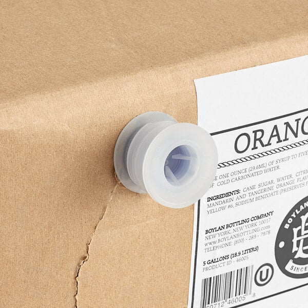 Boylan Bottling Co. Orange Beverage / Soda Syrup 5 Gallon Bag in Box