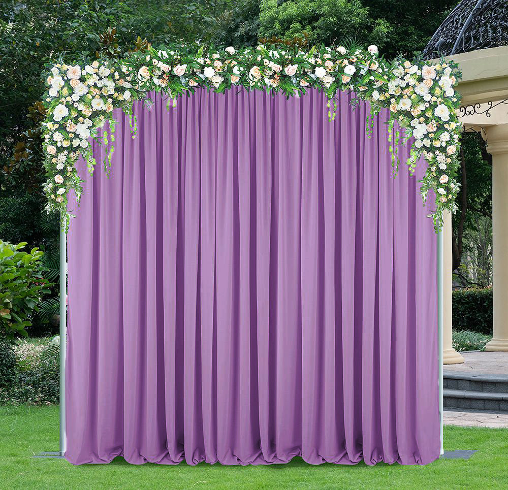 Scuba Backdrop Drape Panel 12 ft x 10 ft Lilac