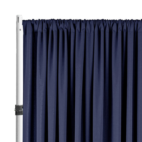 Spandex Backdrop Drape Panel 18 ft x 62 in Navy Blue