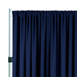 Scuba Backdrop Drape 12 ft x 10 ft Navy Blue