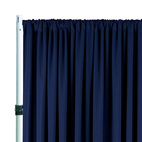 Scuba Backdrop Drape 12 ft x 10 ft Navy Blue