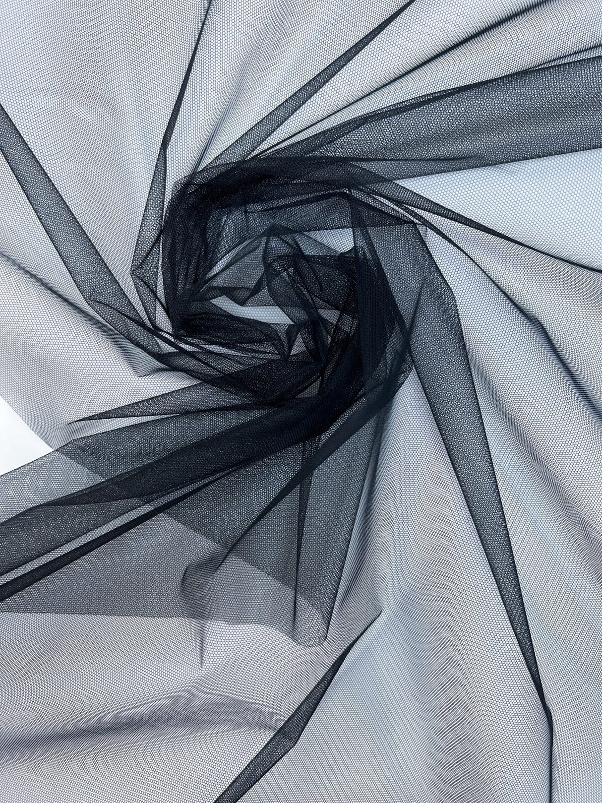 Polyamide Mesh Black Blue