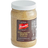 French's Stone Ground Dijon Mustard 32 oz. Jar - 6/Case