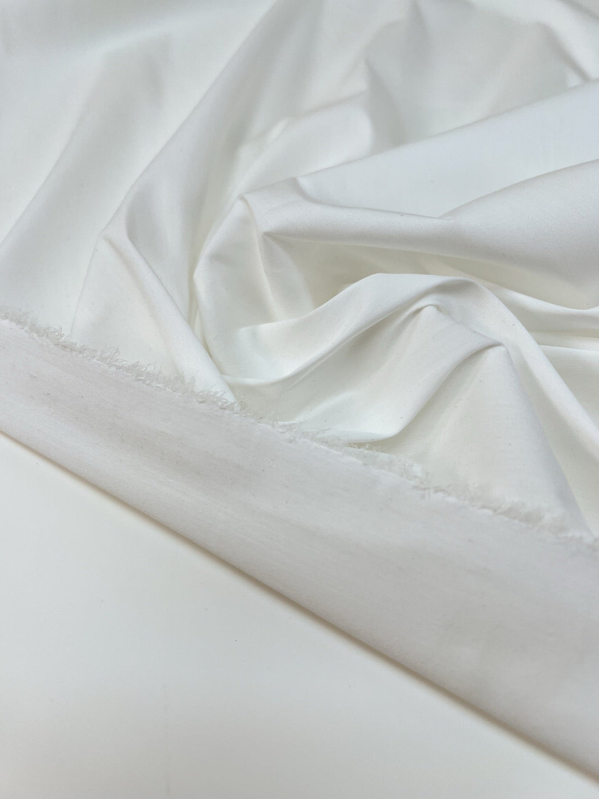 Cotton Stretch White Shirt Fabric