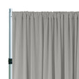 Scuba Backdrop Curtain Drape Panel 12 ft x 10 ft Silver