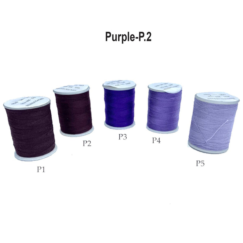 200 Yards Polyester Thread Purple Shade Small Spool for Embroidery and Crafts